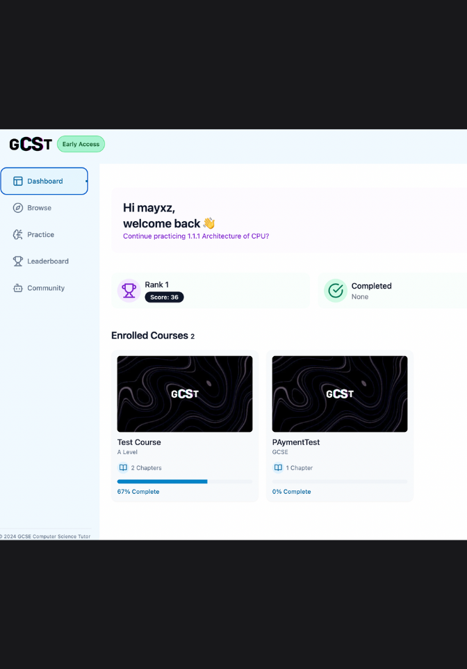 GCST - Learning Platform